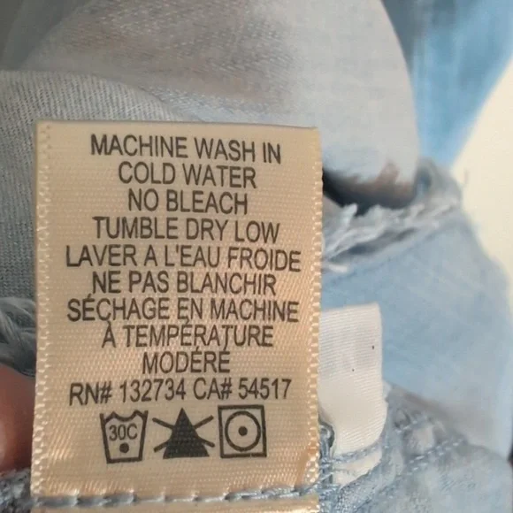 Cloth & Stone Light Blue Denim Shirt Dress - Picture 10 of 10